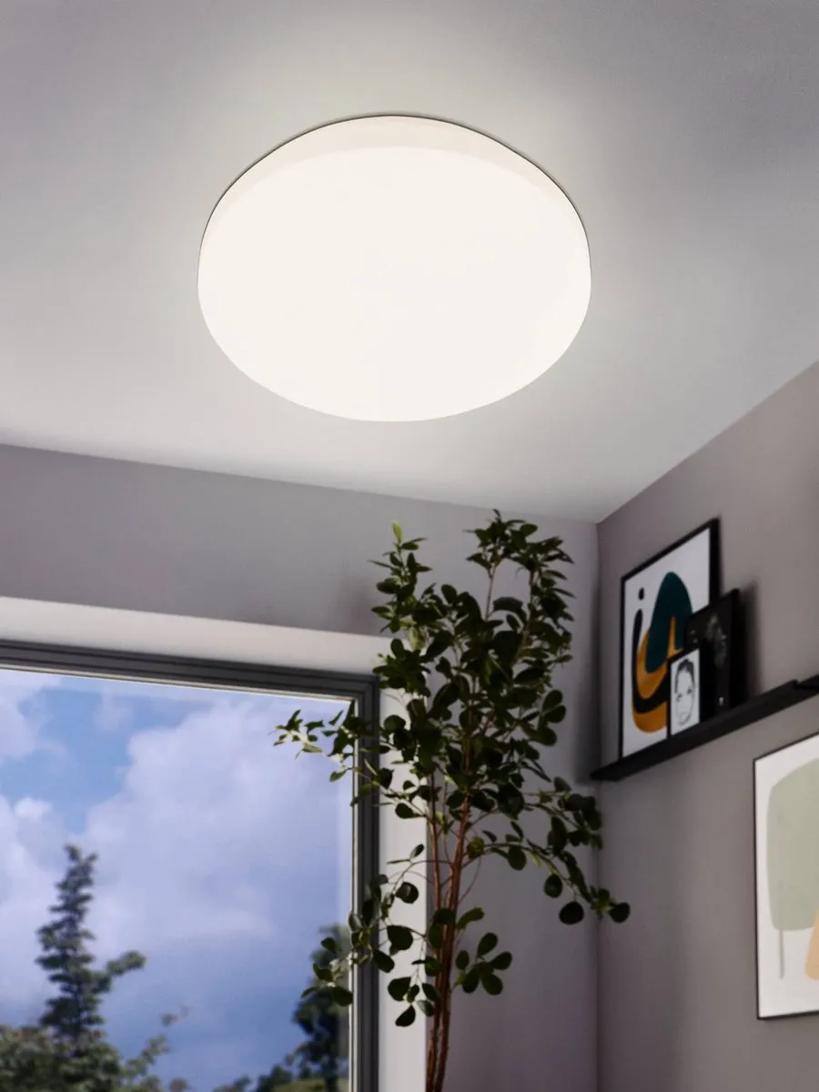 Eglo Pogliola-E Plafondlamp LED Ø31cm - Wit - afbeelding 6 van 6