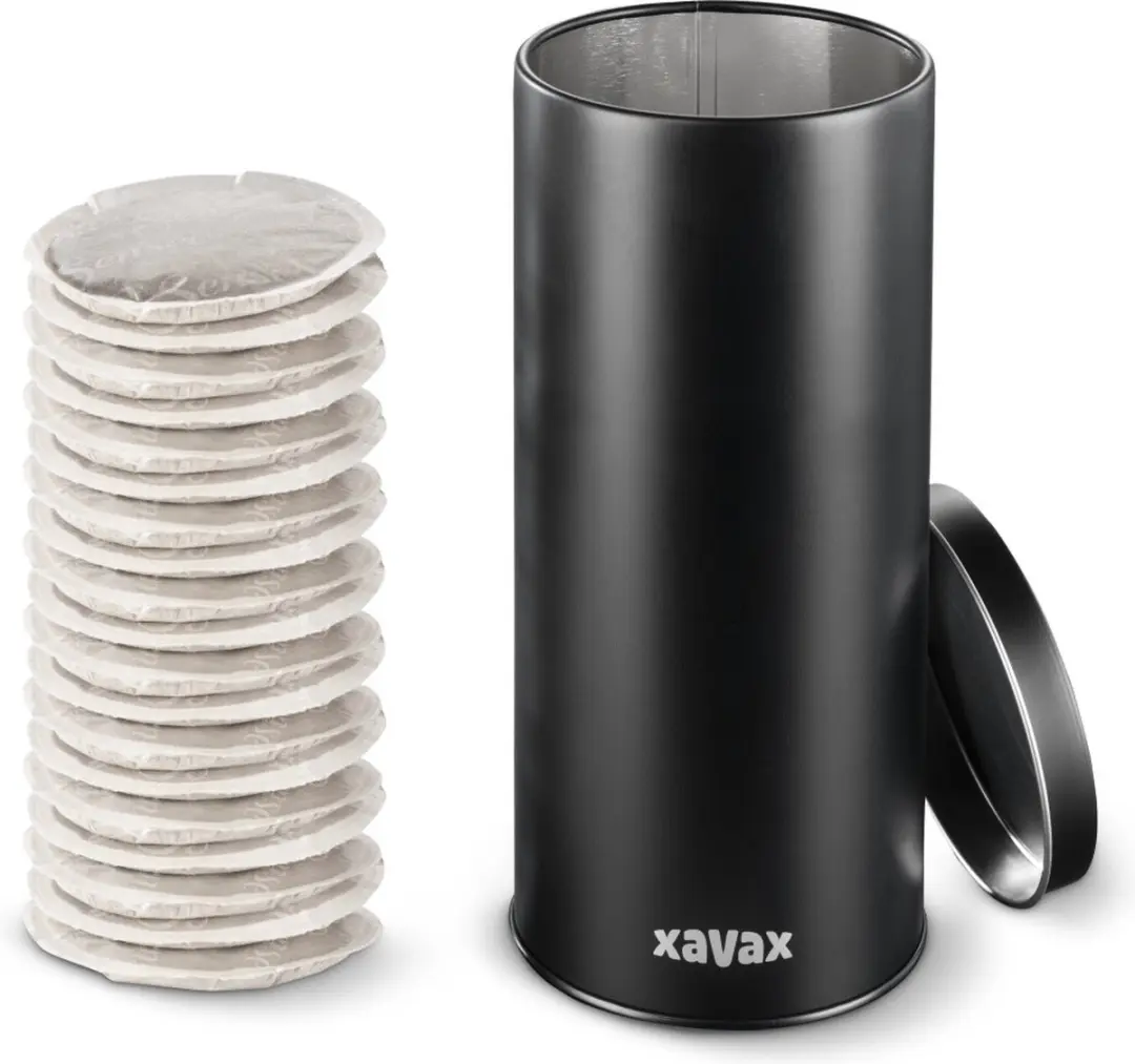 Xavax Koffiepadblik 0.30L - Metaal Zwart