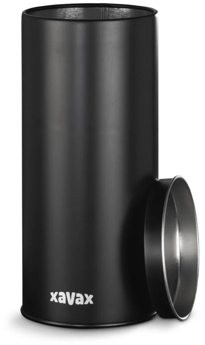 Xavax Koffiepadblik 0.30L - Metaal Zwart