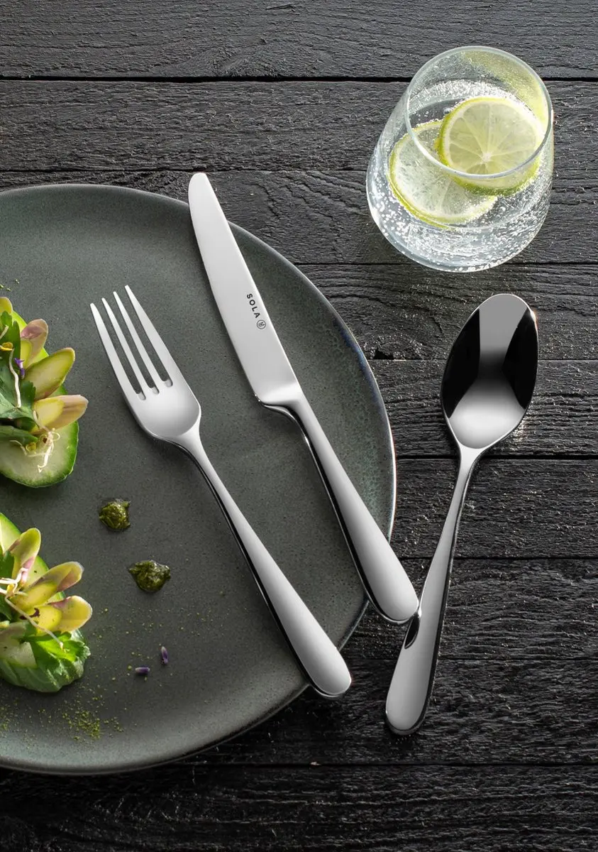 Sola Nordica Bestekset 100-delig - 12 Personen - Zilver