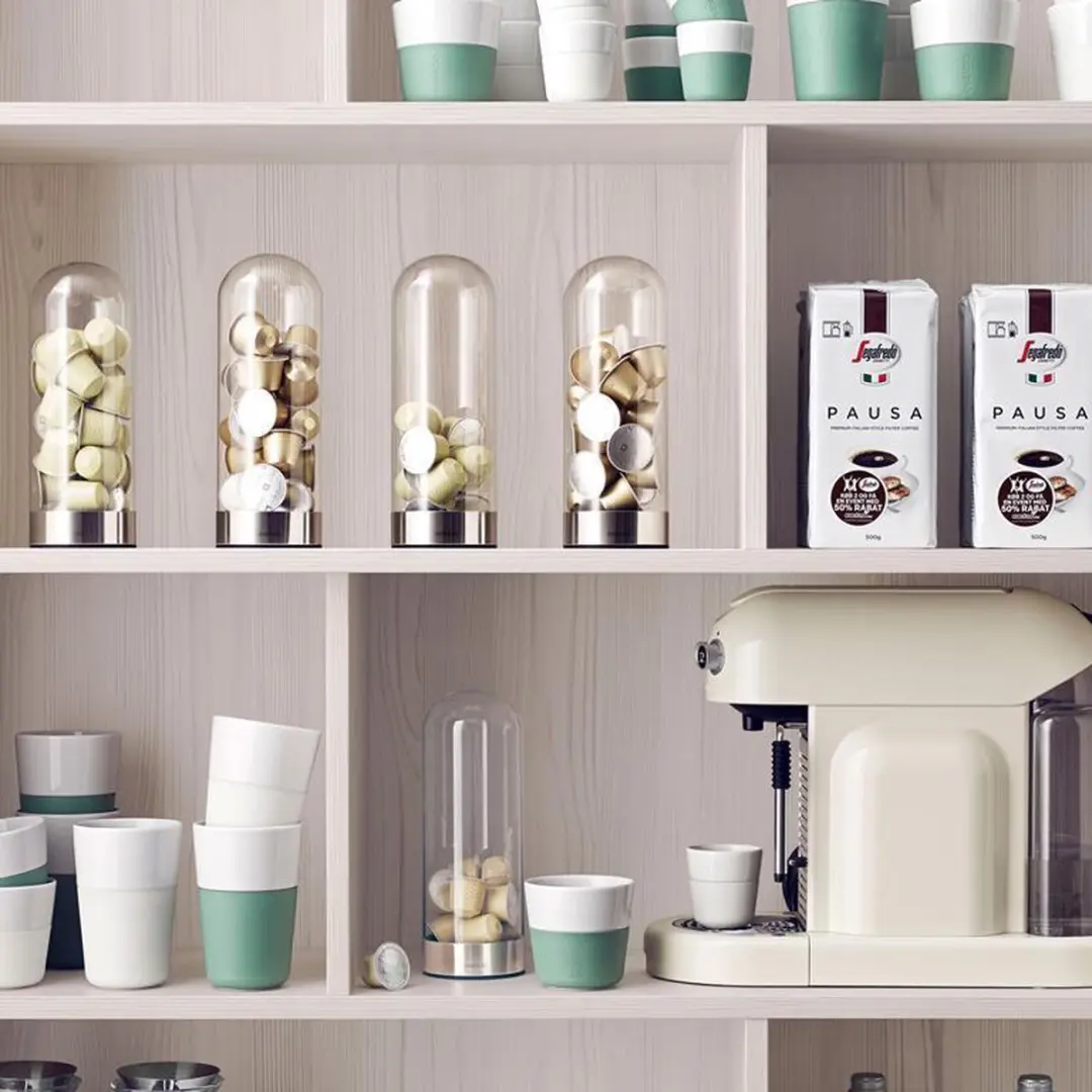 Eva Solo Koffiecups Dispenser 25 Stuks - Nespresso - Transparant