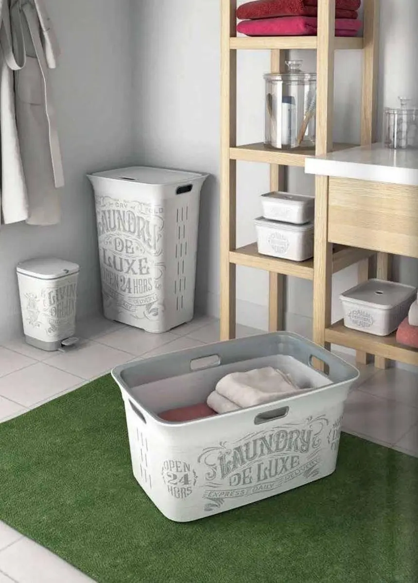 KIS Chic Deluxe Wasbox 60L - Gebroken wit
