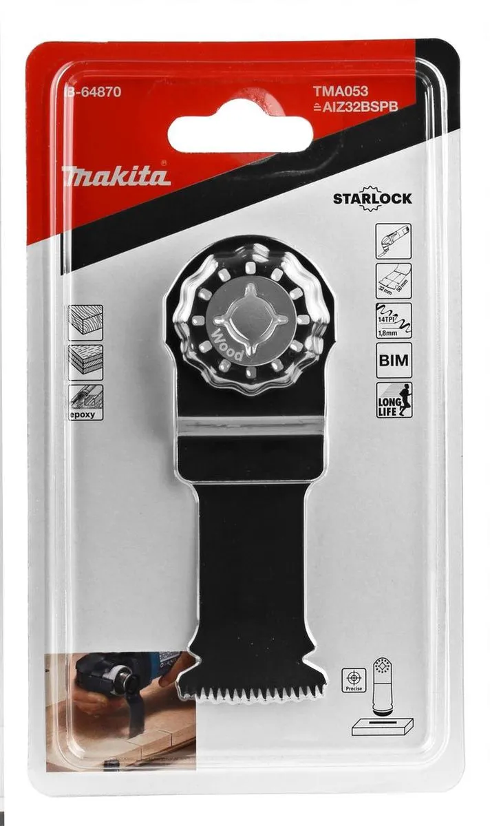 Makita TMA053 Bi-metalen Invalzaagblad 32mm