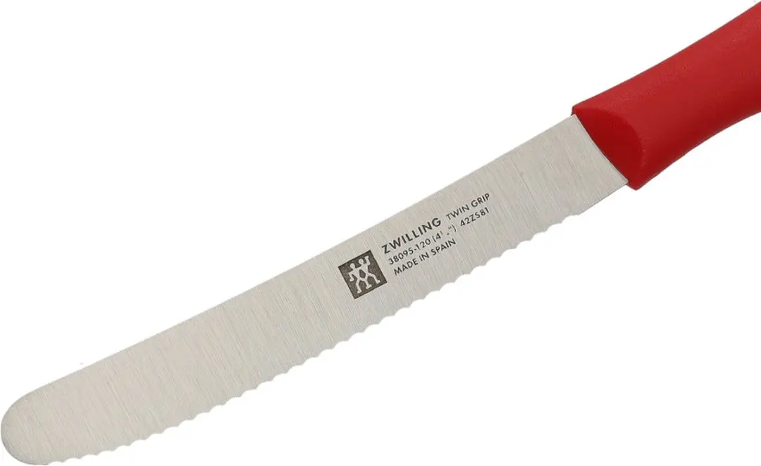 Zwilling Twin Grip Rood Groentemes 12cm - Getand