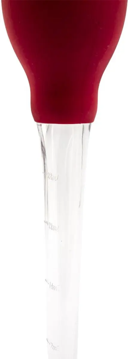 Westmark Bedruipspuit 28cm - Rood/Doorzichtig