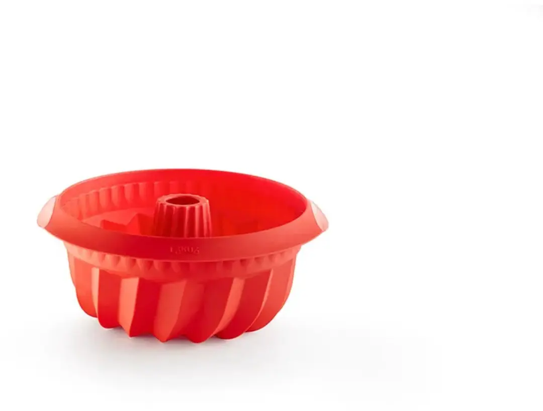 Lékué Bakvorm Savarin 22cm Siliconen - Rood - afbeelding 6 van 6