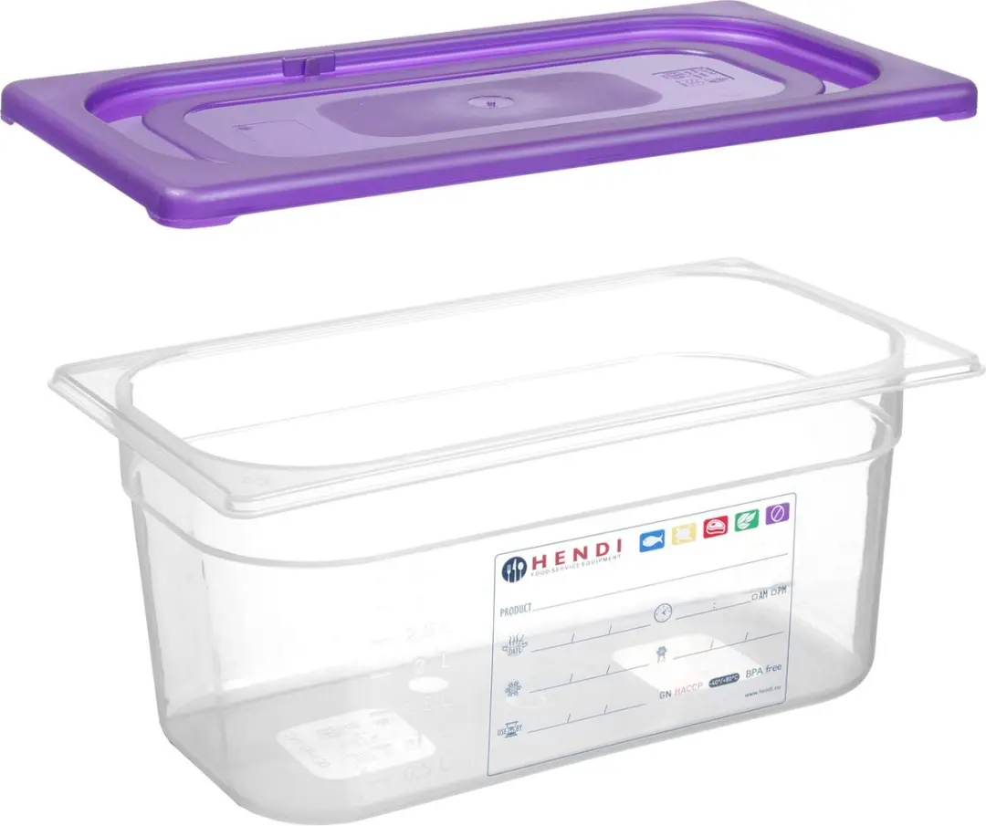 HENDI Deksel GN-container 325x265mm - Paars