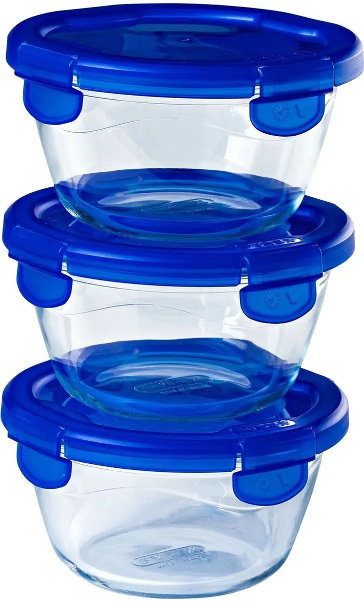 PYREX Cook & Go Schaal Set 3 Stuks