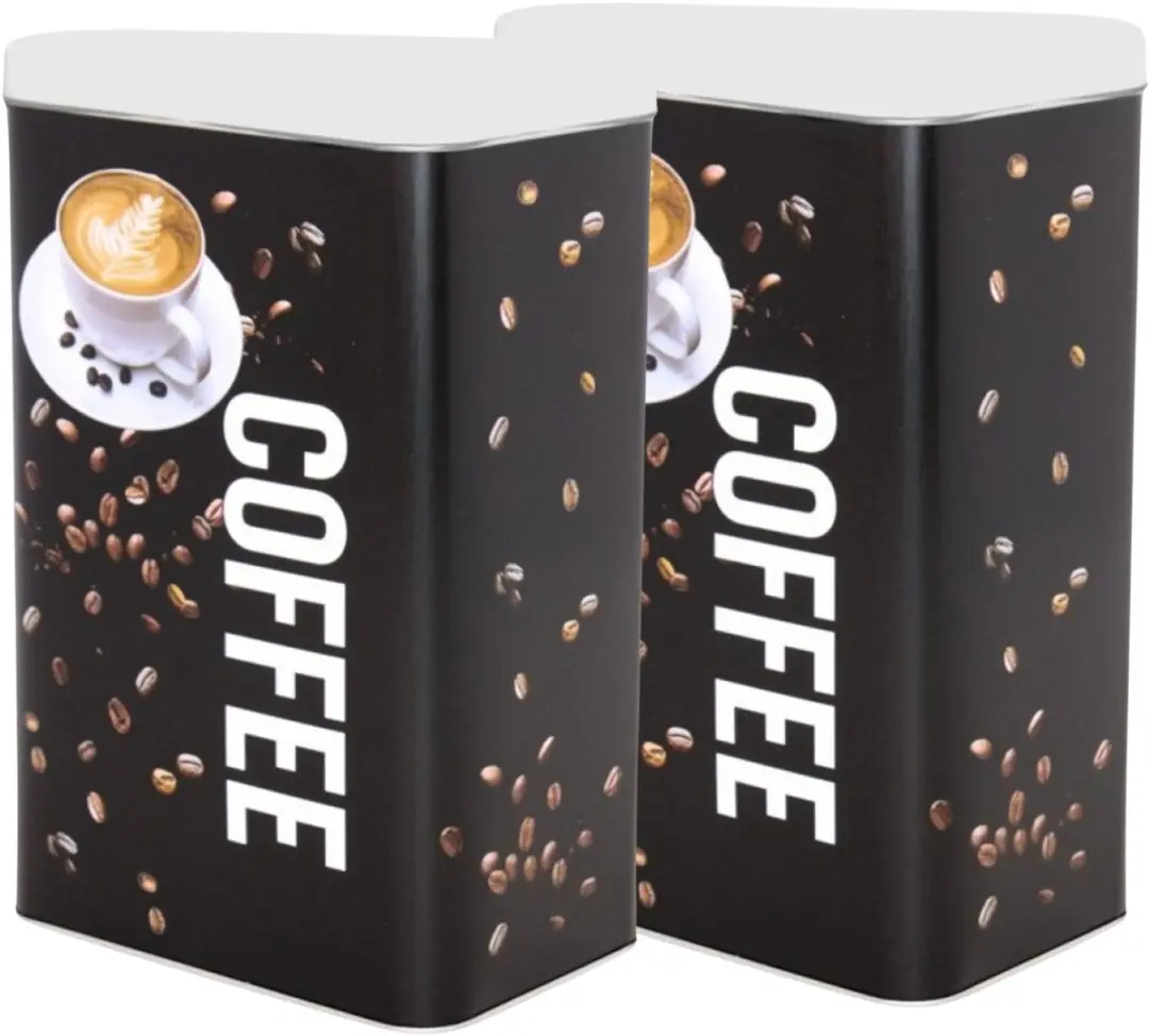 Excellent Houseware Koffieblik 2x