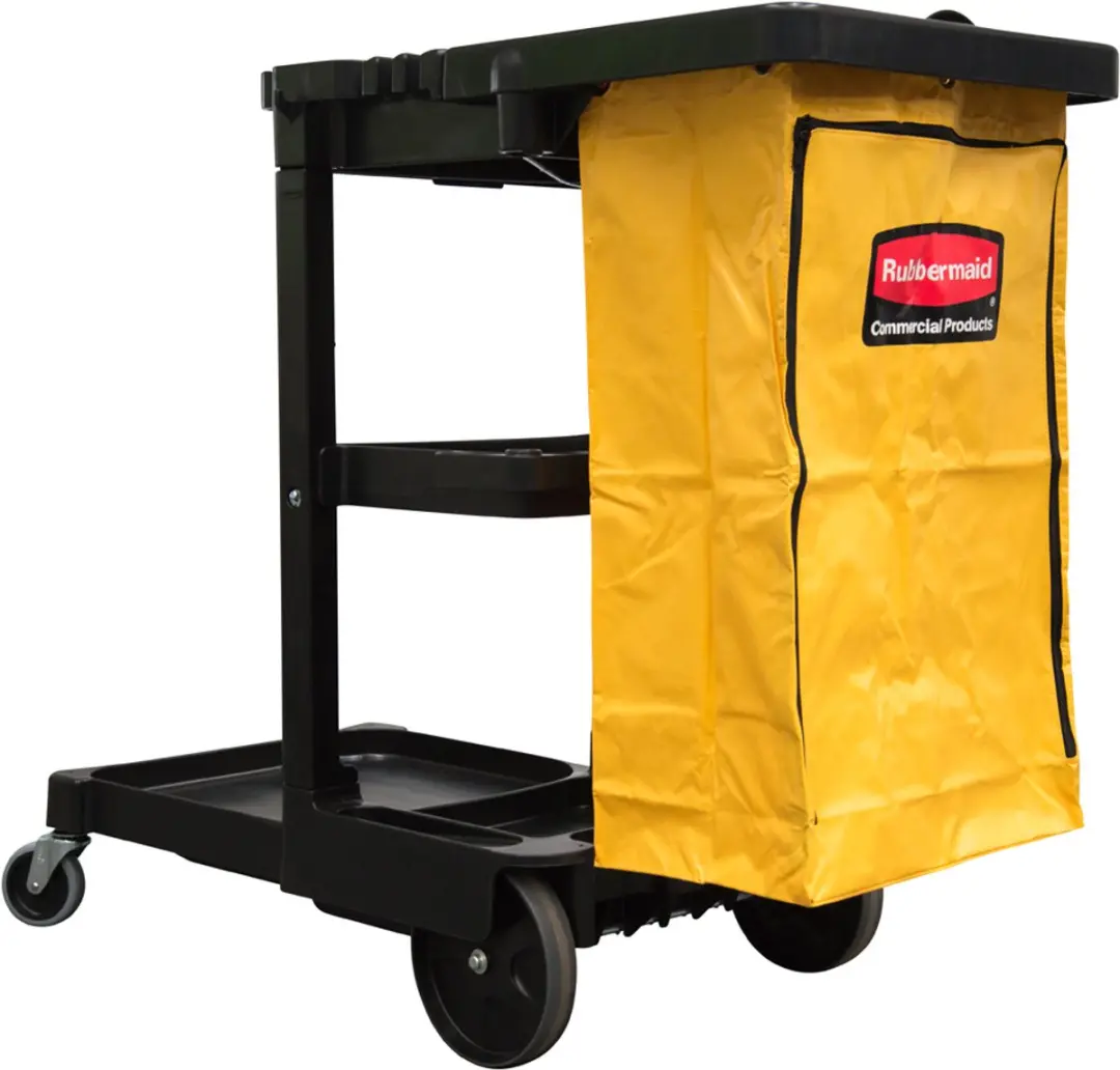Rubbermaid Reinigingswagen 1805985 - 75L - Geel/Zwart