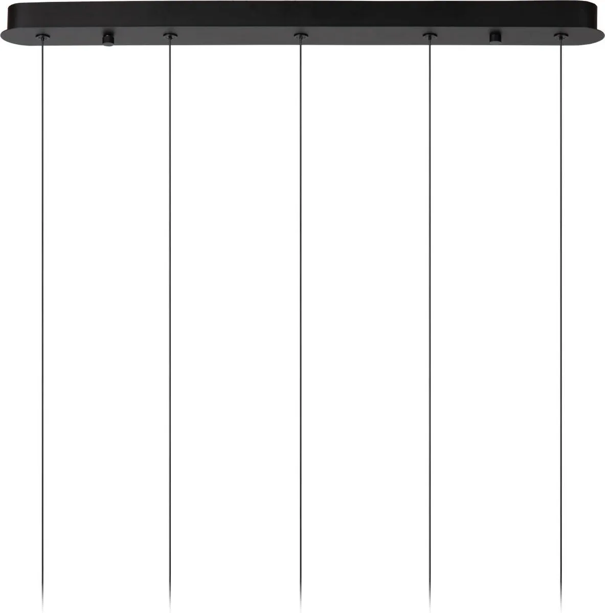 Lucide Kligande Hanglamp 5x7,8W 2700K - Zwart