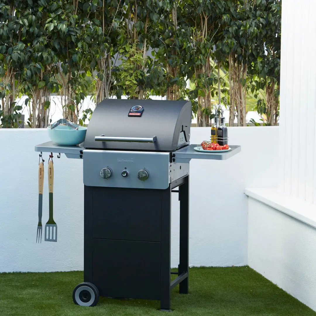 Barbecook Spring 2002 Gas BBQ 3 Branders - Zwart/Grijs