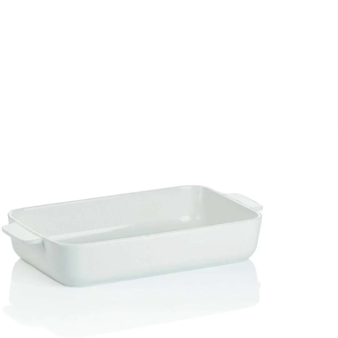 Kela Ester Ovenschaal Porselein 29x15,5cm - 2L - Wit
