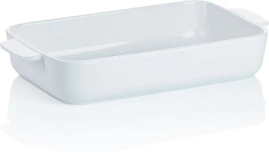 Kela Ester Ovenschaal Porselein 29x15,5cm - 2L - Wit