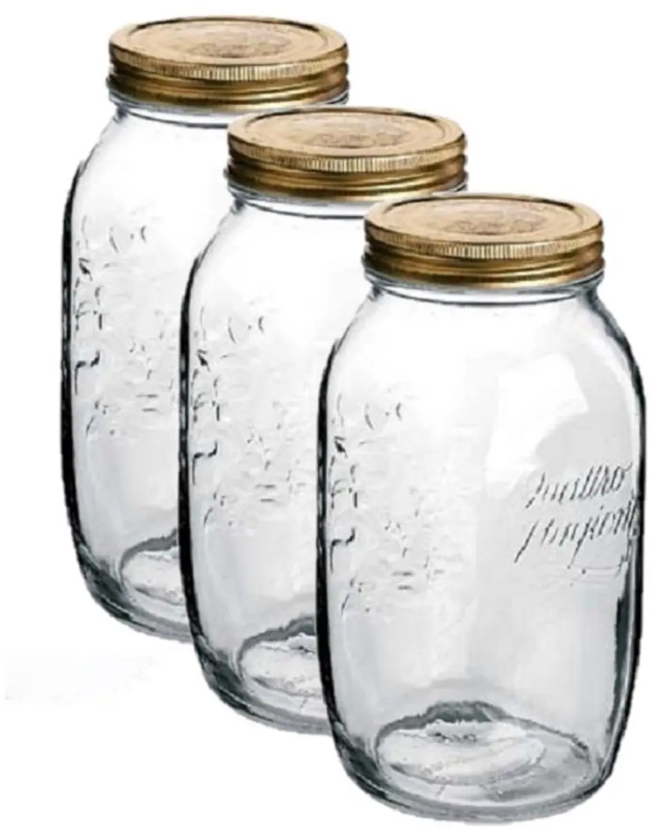 Bormioli Rocco Weckpot met draaideksel 1,5L