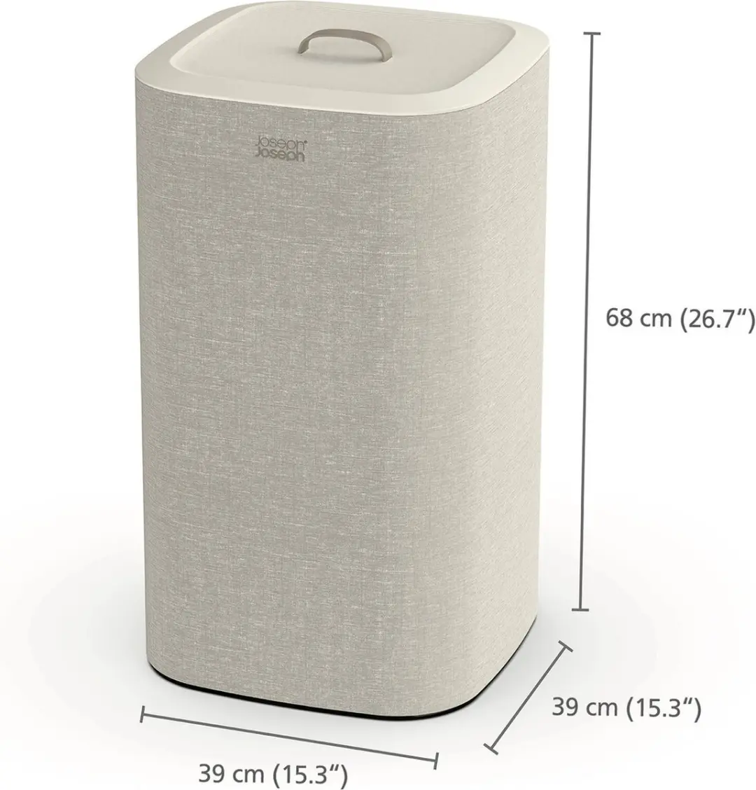 Joseph Joseph Tota Wasmand 60L - 2 Compartimenten Ecru