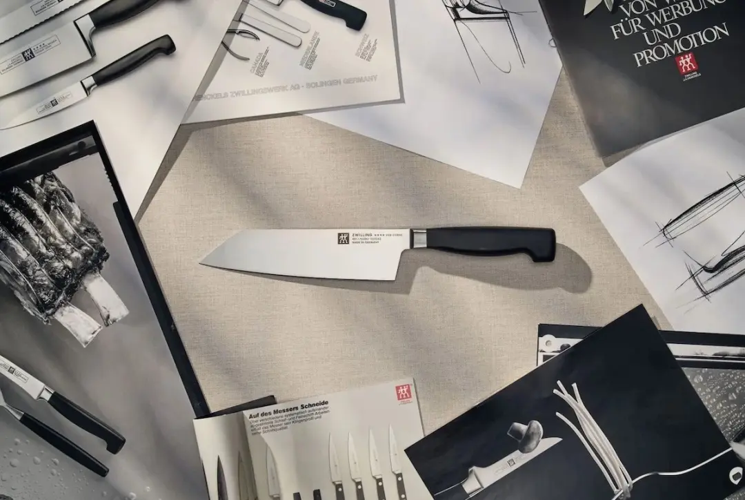 Zwilling Four Star Bunka Mes 17cm - Zwart/Zilver
