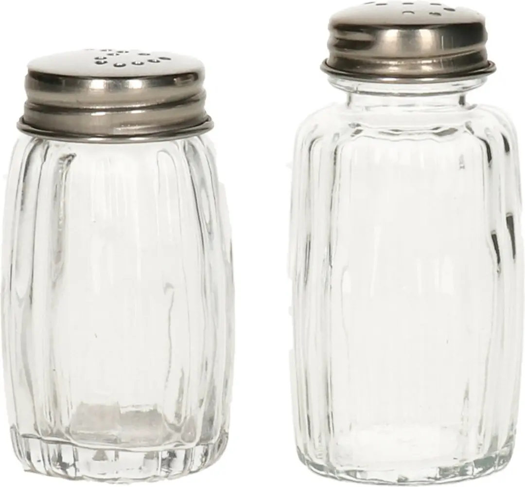 Cosy&Trendy Peper & Zout Set Glas - 4cm - 2 Stuks