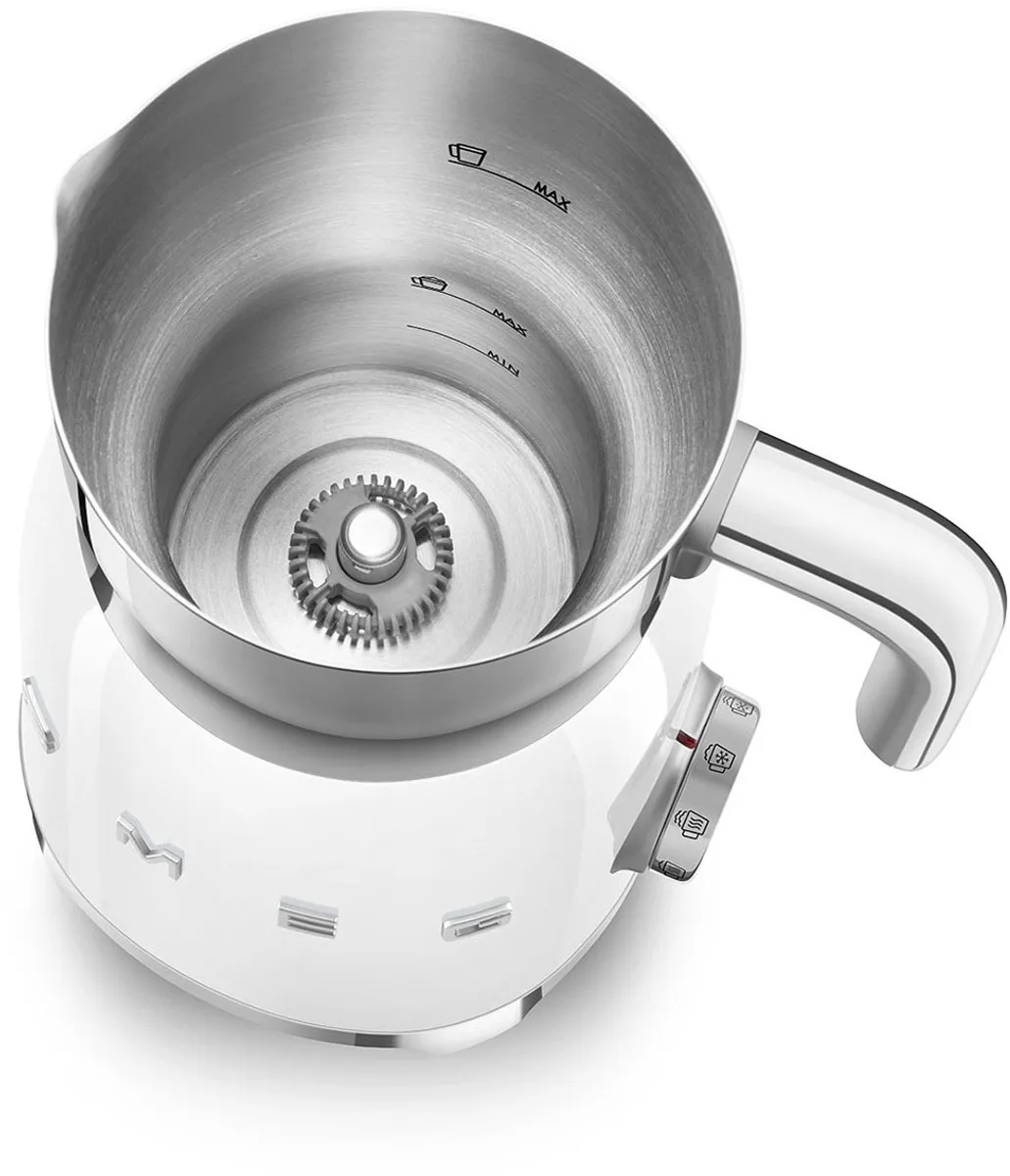 Smeg MFF11WHEU Melkopschuimer 600ml - 6 Snelheden - Wit