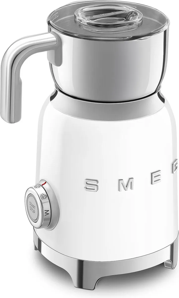 Smeg MFF11WHEU Melkopschuimer 600ml - 6 Snelheden - Wit - afbeelding 6 van 6