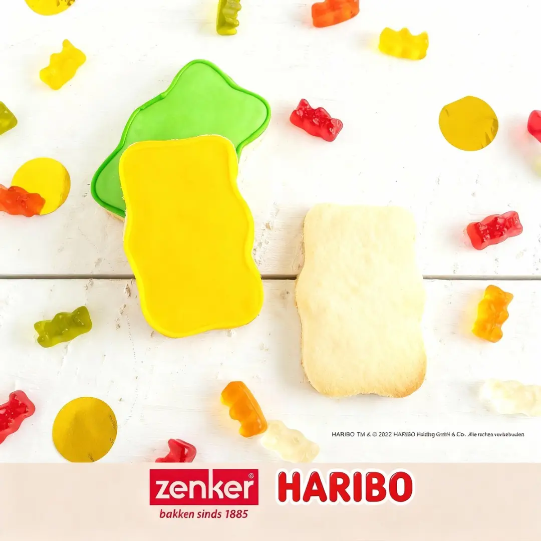 Zenker Haribo Beertjes Koekjesvormpjes - 3 Stuks