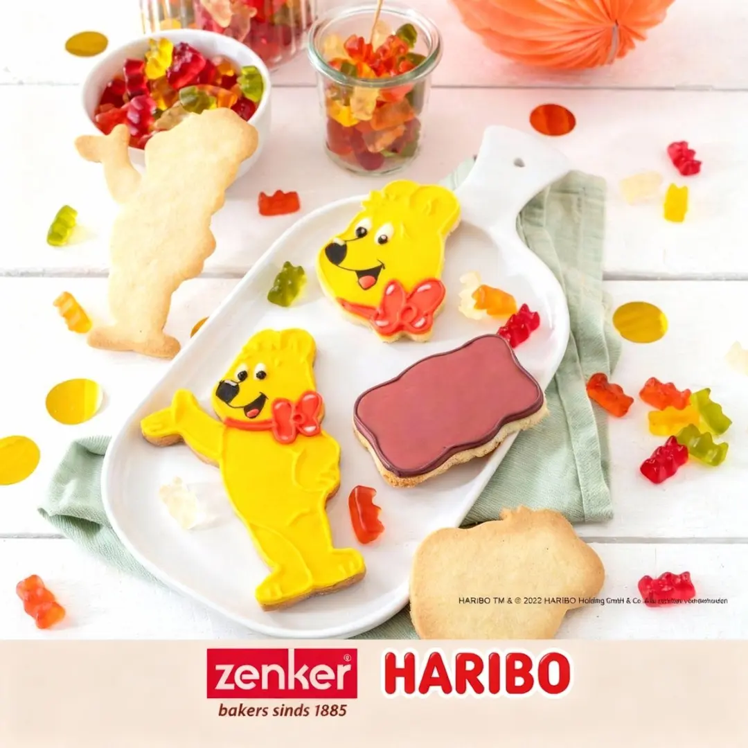 Zenker Haribo Beertjes Koekjesvormpjes - 3 Stuks