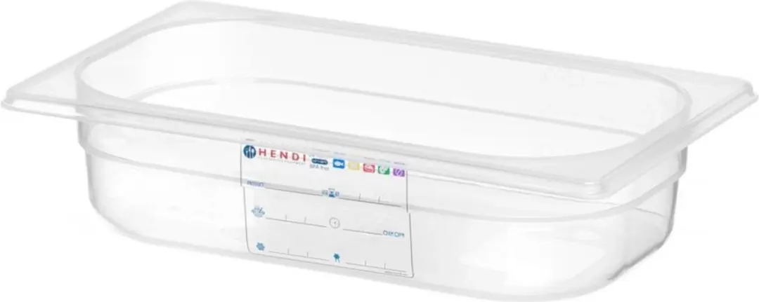 HENDI GN1/1 Luchtdichte Gastronorm Container 1,8L - 265x162x65mm - afbeelding 6 van 6