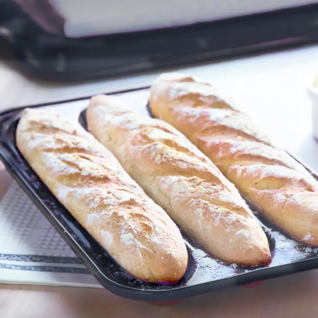 Emile Henry Grand Cru Baguettesvorm 390x240mm - Zwart