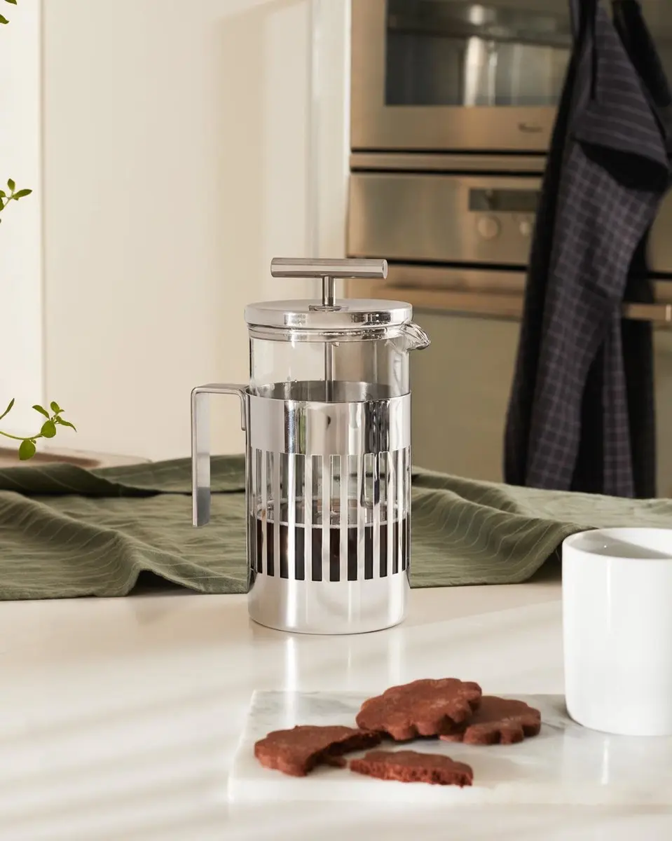 Alessi Aldo 9094/8 Cafetière 8 Koppen - Transparant