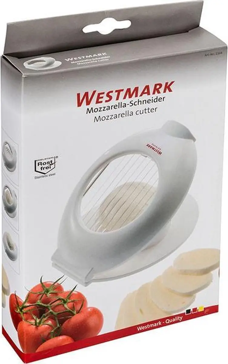 Westmark Mozzarellasnijder Caprese - Rood/Wit