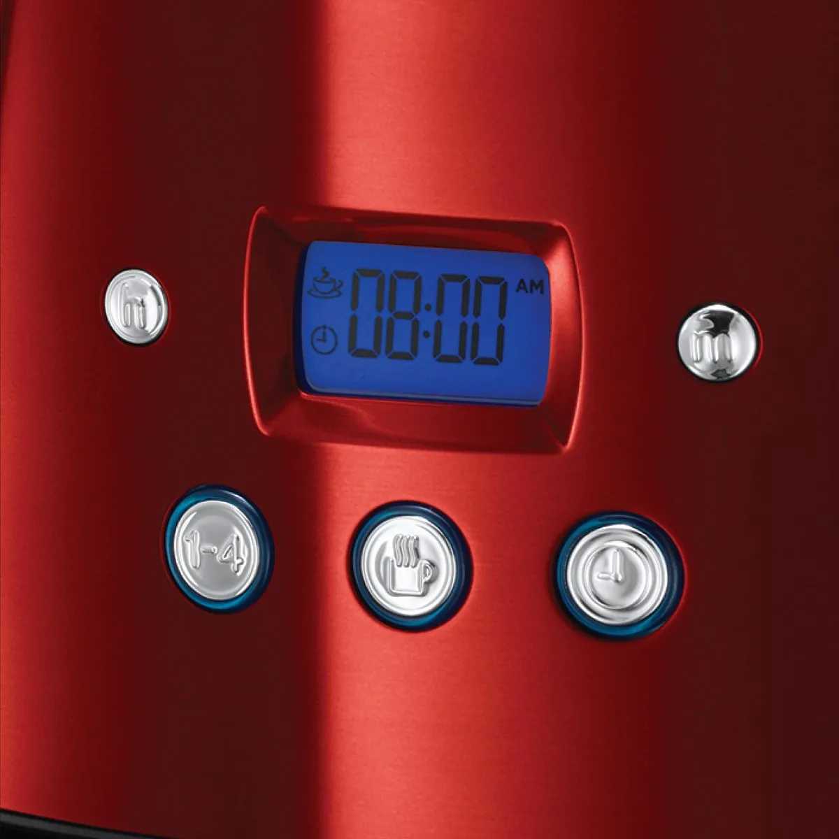 Russell Hobbs Luna Solar Red Filterkoffiezetapparaat 1.8L - 12 Kopjes