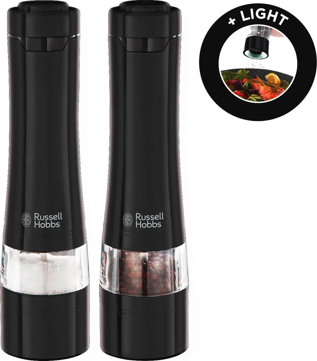 Russell Hobbs Peper- & Zoutmolen Elektrisch 28010-56 - 2 Stuks
