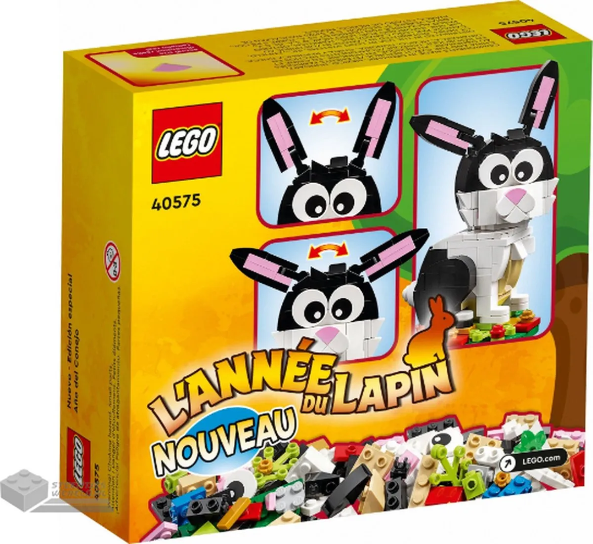 LEGO Jaar van het Konijn 40575 - 194 Stukken - Multicolor - afbeelding 4 van 6