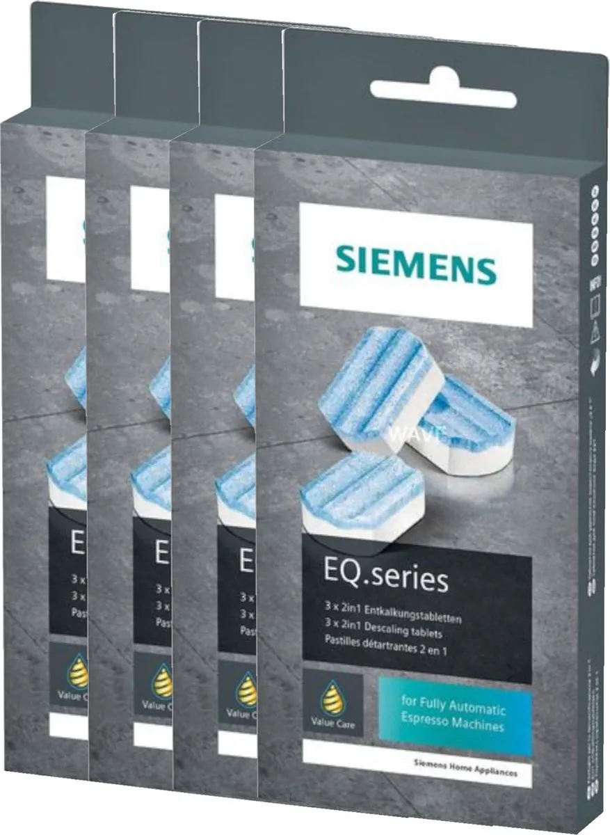 Siemens EQ Series Ontkalkingstabletten 12 Stuks