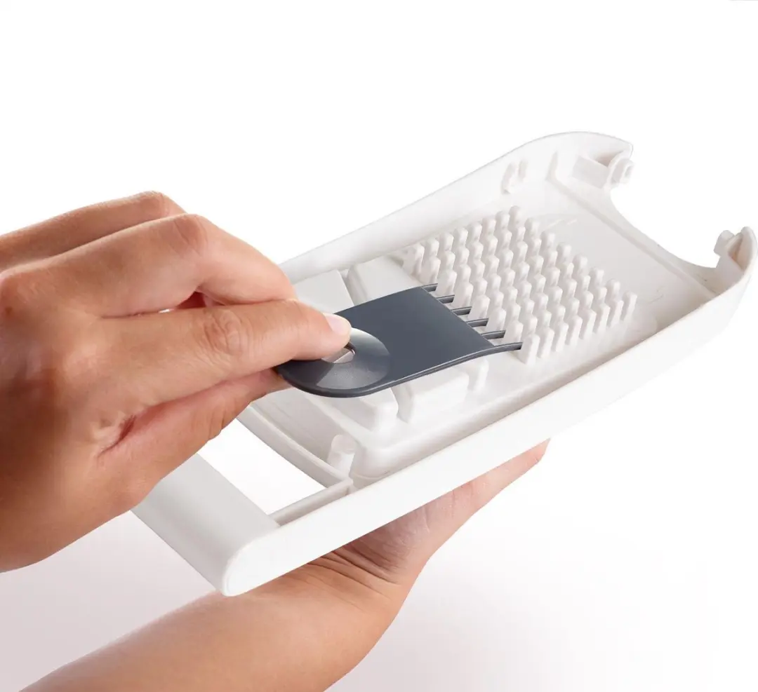 Westmark Dicer Star Plus Multisnijder 12-delig - wit/rood/transparant