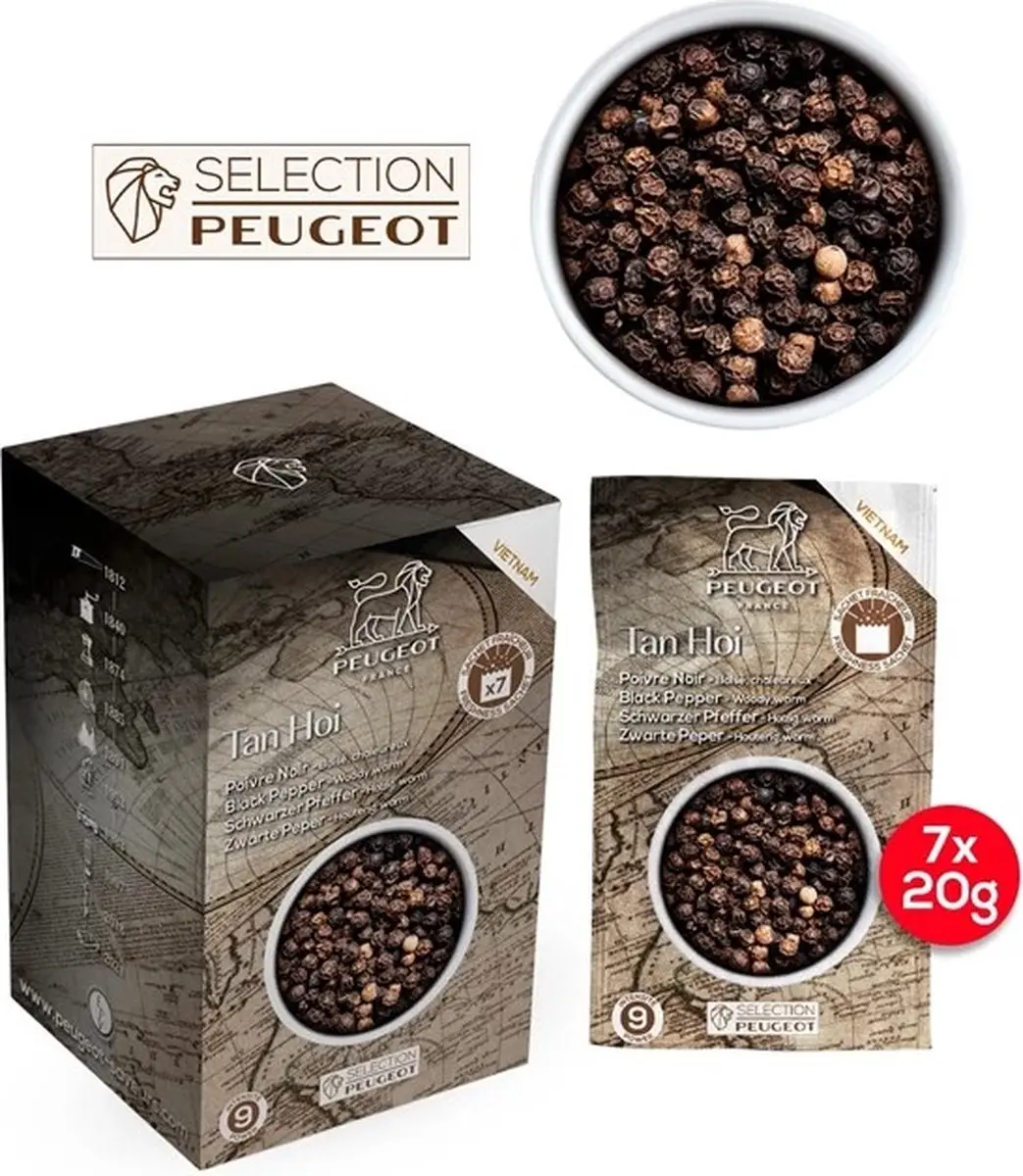 Peugeot Tan Hoi Zwarte Peper 7x20g