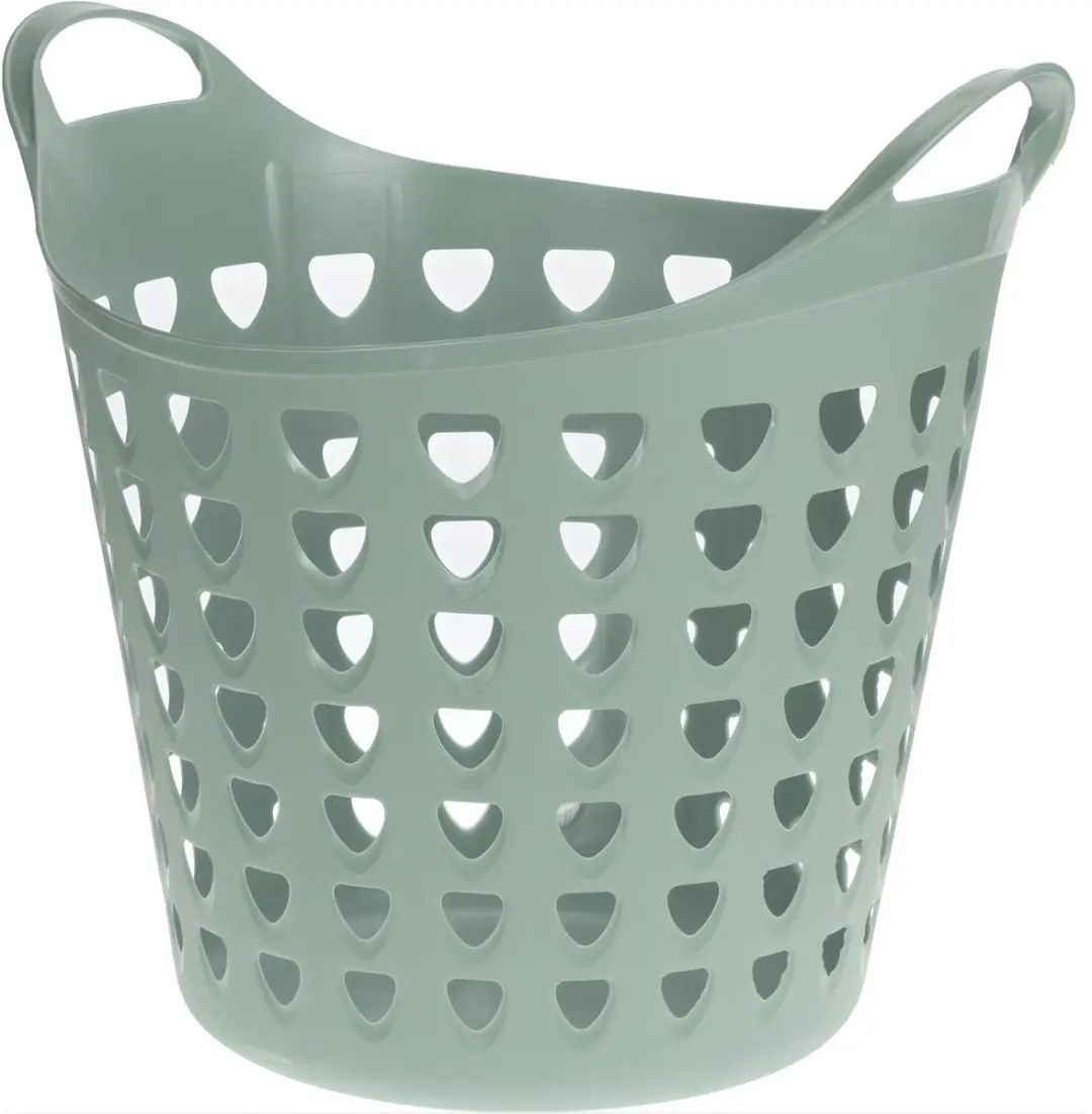 Excellent Houseware Flexibele Wasmand 26L - Groen