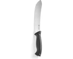 HENDI Slagersmes 380mm - HACCP Heft Zwart