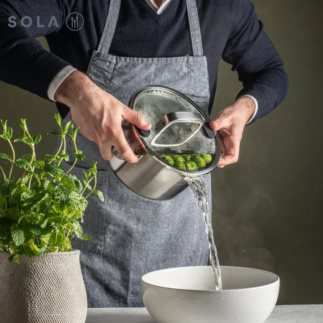 Sola Juvia Kookpan Ø24cm - Zilver - afbeelding 6 van 6