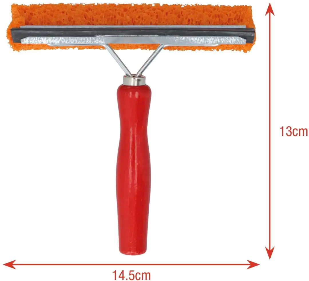 Carpoint Raamtrekker & Raamwisser 14,5cm - Natuurrubber Spons - Kleurenmix - afbeelding 6 van 6