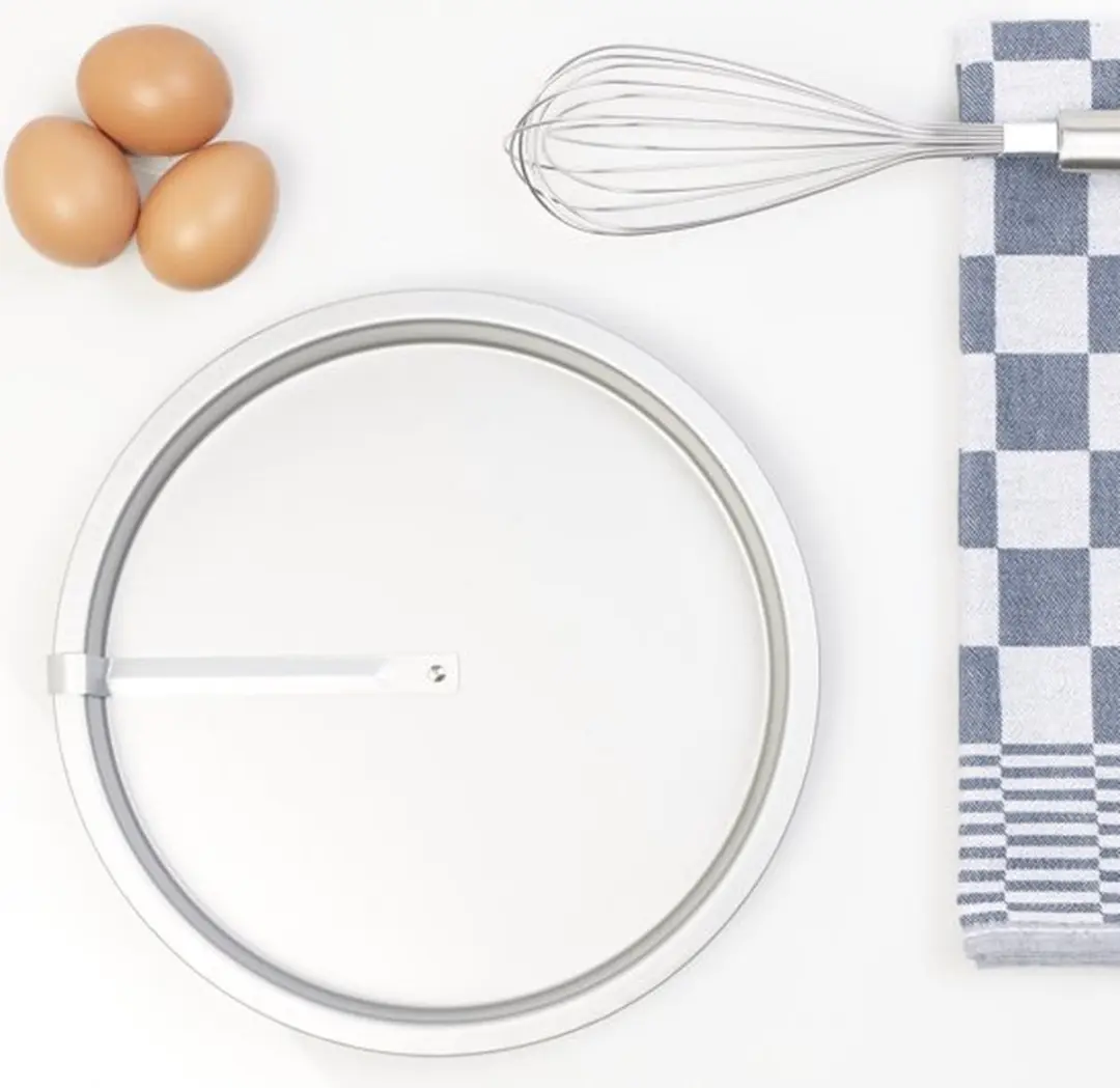 Patisse Boterkoekvorm Ø23cm - Met mes - Zilver