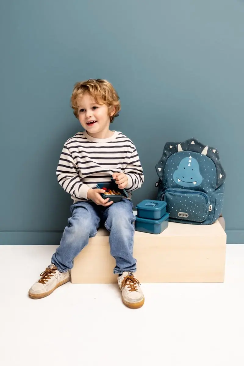 Trixie Mr Triceratops Snackdoosjes 3-delig - 0.25l - Blauw
