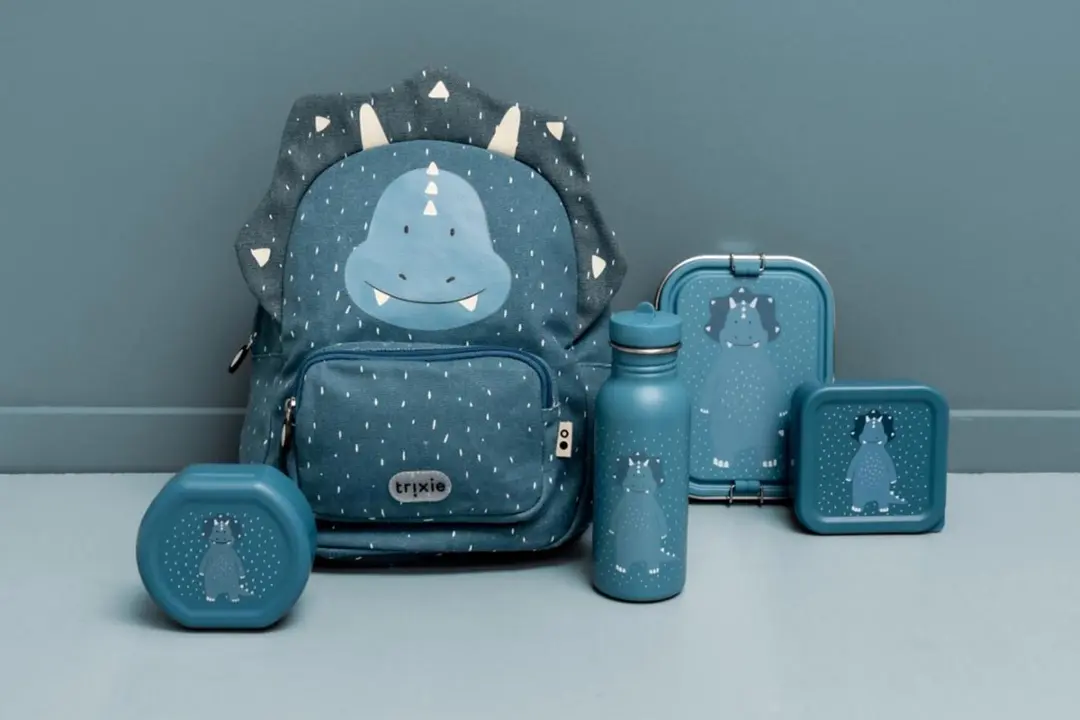 Trixie Mr Triceratops Snackdoosjes 3-delig - 0.25l - Blauw