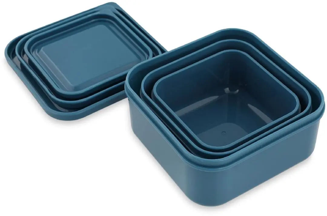 Trixie Mr Triceratops Snackdoosjes 3-delig - 0.25l - Blauw