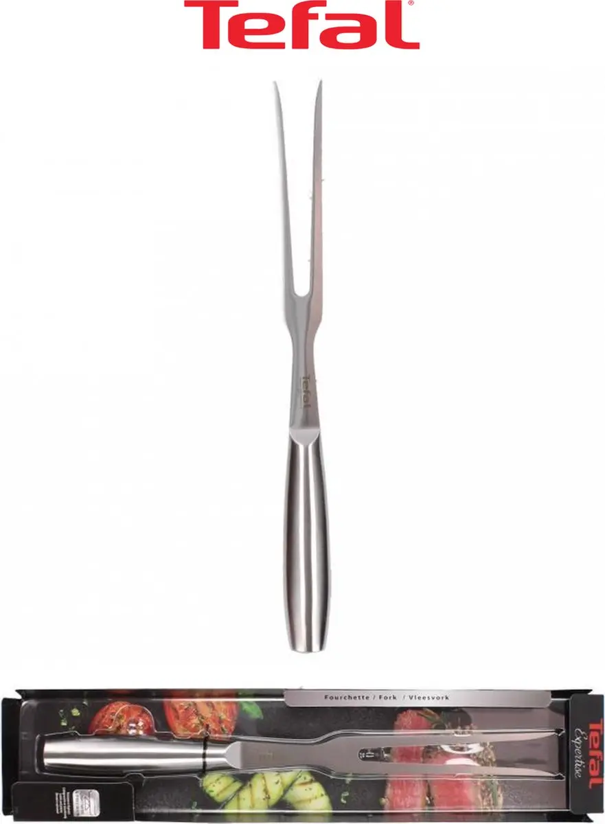 Tefal Expertise Chronium Carbon Vleesvork 30cm