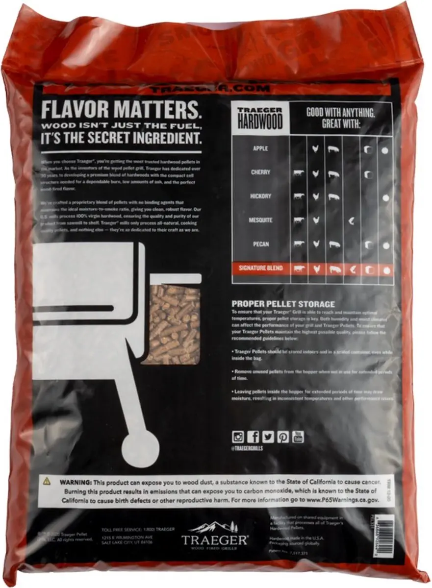 Traeger Signature Blend Pellets 9kg