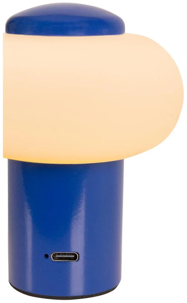 Lucide Gustav Oplaadbare Tafellamp - Blauw