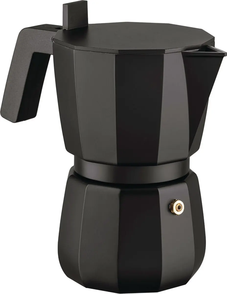 Alessi Percolator DC06/6 B - 6 Koppen - Zwart