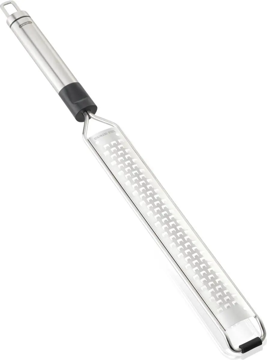 Leifheit Proline Handrasp Microcut Grof RVS - Grijs/Zwart