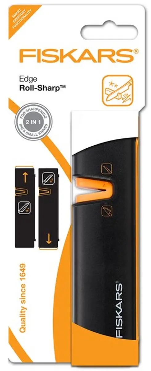 Fiskars Roll-Sharp Messenslijper - Zwart